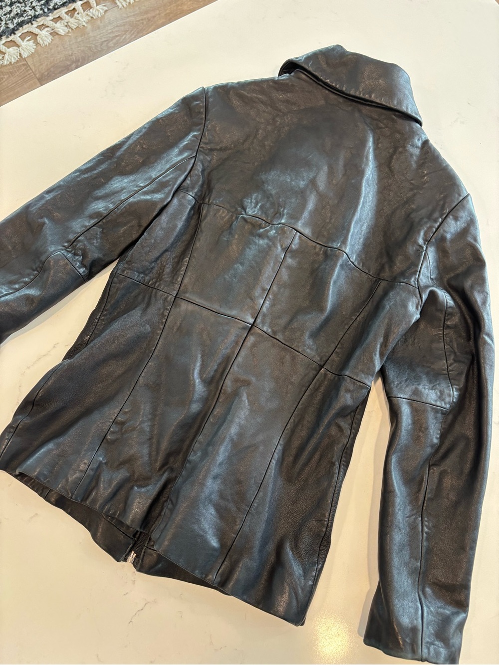 Vintage Jones New York Black Leather Jacket - Picture 9 of 13